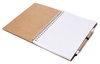 Medida 21 x 15cm Cuaderno espiral ecológico y boligrafo, Con Logo IMPRESO, Cada Uno, Mínimo de Compra x 100 unidades - tienda online