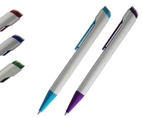 Bolígrafo retráctil clip color. Con Tu Logo Impreso, LP, Mínimo de compra x 500 unidades