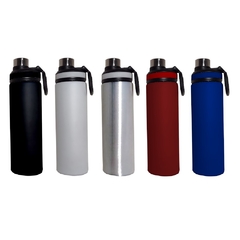 Jarros Térmicos, Caramañola 750ML, negro mate, con Logo, LP , minimo de compra 100 unidades