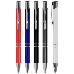 Bolígrafos Metálicos, Con Tu Logo Impresos, Cada UNO, minimo de venta 300 unidades