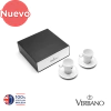 Set X2 Jarros Vidrio. verbano® Taza 75ml, Cada Uno, PADRES - sin impresion tazas, solo estuche impreso adicional