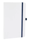 Cuaderno A5 medidas 14x21cm anotador blanco sin renglones hojas lisas, Con Logo, Cada Uno, mínimo Impresión x 13