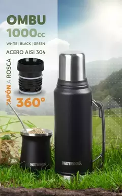 Termo waterdog acero 1 litro color INAL, Cada uno, Madre, mínimo de compra 100 Unidades, PAPA - comprar online