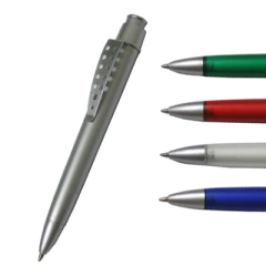 Boligrafo retractil clip metal calado.. Con Tu Logo Impreso, LP , Mínimo de compra x 500 unidades