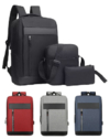 Mochilas Portanotebook 15.6 pulgadas + bandolera + portadocumentos 3 en 1 , impresa, Cada Una , minimo de compra x 50 unidades