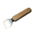 Llaveros destapador De Metal y madera bamboo con logo, CADA UNO, LP ,Mínimo de Compra x 150 unidades