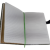 Cuaderno A5 medidas 14x21cm anotador cuero eco con renglones, LP , Con Logo, Cada Uno, mínimo Impresión x 100 - ADN Merchandising
