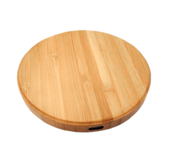 POWER CARGADOR WIRELESS Bamboo, LP, CADA UNO, Con Tu Logo , mínimo de compra 100 unidades en internet