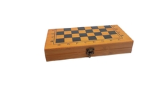 Multi juegos con Estuche madera, con logo, compra mínima 30 unidades - comprar online