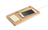 power Cargador bamboo eco con cargador inalámbrico, CADA UNO, Con Tu Logo , mínimo de compra 50 unidades - comprar online
