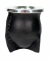 Mate vaqueta Interior Vidrio color cuero negro , 220cm3, sin bombilla, PADRES - CADA UNO - OPCION GRABADO