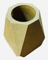 MADERA MATE GEOMETRICO con bombilla, logo impreso, Cada Uno, mínimo de compra 100 unidades