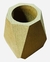 MADERA MATE GEOMETRICO con bombilla, logo impreso, Cada Uno, mínimo de compra 100 unidades