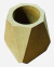MADERA MATE GEOMETRICO con bombilla, logo impreso, Cada Uno, mínimo de compra 100 unidades