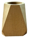 MADERA MATE GEOMETRICO con bombilla, logo impreso, Cada Uno, mínimo de compra 100 unidades - comprar online