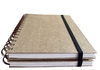 Medidas 21 x 14.7 cm Cuaderno espiral ecológico, Con Logo impreso, Cada Uno, Mínimo de Compra x 120 unidades - ADN Merchandising