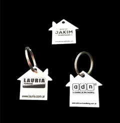 Llaveros CASA, Logo Grabado LASER, CADA UNO, Venta Minima x 150 unidades - - comprar online