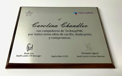 Medias: 30cm x 25cm Placas de Pared con Base de madera Reconocimiento a todos tus colores, CADA UNA, Mínimo de Compra x 1 unidad