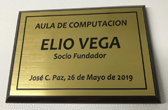 Medidas: 30cm x 25cm Placas de Pared con Base de madera Reconocimiento grabada en LASER, CADA UNA, Mínimo de Compra x 1 unidad