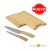 Tabla de Madera Bamboo 3 Piezas asado, cuchillo, con tu logo, minimo de compra 50 unidades