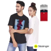 Remera manga corta Con Logo, Impreso, Cada Uno x 100 mínimo de compra - comprar online