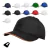 Gorros visera sandwich 6 gajos cierre ajustable abrojo, Cada uno, Mínimo de compra x 200 unidades