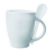 Taza CERAMICA CON CUCHARA Importada C/logo 330cm3, LP Cada Uno, Mínimo de Compra x 150 unidades