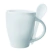 Taza CERAMICA CON CUCHARA Importada C/logo 330cm3, LP Cada Uno, Mínimo de Compra x 150 unidades