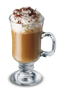 Set X 6 Jarros cafe Vidrio origen turquia. Taza 180cm3, Con Logo, Grabado, Cada Uno, Mínimo de compra x 30 unidades