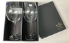 Set 2 Copas De Vino, Cristaleria Bohemia®, deluxe, CADA UNO, PADRES - GRABADAS - tienda online