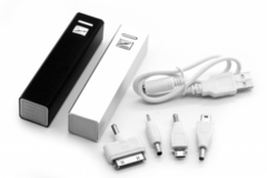 power Cargador portátil metálico, CADA UNO, Con Tu Logo , mínimo de compra 100 unidades - comprar online
