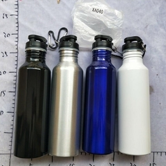 Botella Aluminio 750 ml ®, cada una - SIN IMPRESION