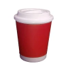 320cm3 Vaso con Tapa, impreso a 1 color, Cada Uno, vaso Plástico C/logo, Mínimo de Compra x 150 unidades