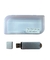 8GB Pen drive Plastico plateado C/Uno, OPCION GRABADO