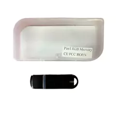 8GB Pen drive Plastico Negro C/Uno, OPCION GRABADO