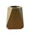 MADERA MATE GEOMETRICO con bombilla, CADA UNO - OPCION GRABADO - comprar online