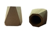 MADERA MATE GEOMETRICO con bombilla, CADA UNO - OPCION GRABADO