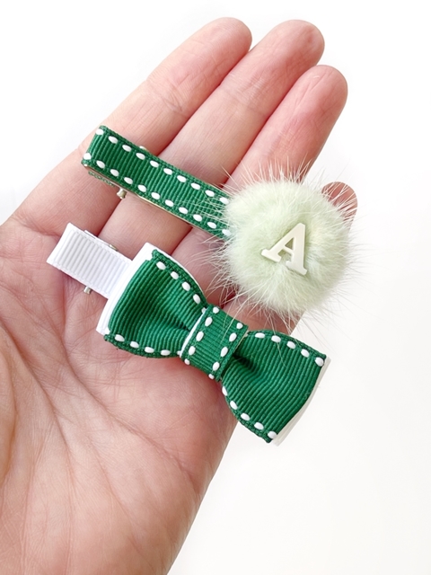 Hair clips escolar - duplinha