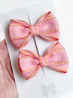 parzinho de lacinhos Rosa