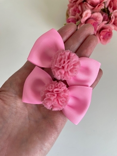 duplinha com pompom na internet