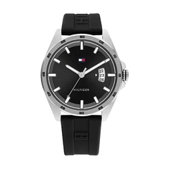 Reloj Tommy Hilfiger Carter - Caucho negro - - comprar online