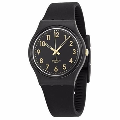 Swatch GB274 Golden Tac reloj unisex de malla de silicona