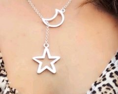 Collar luna y estrella