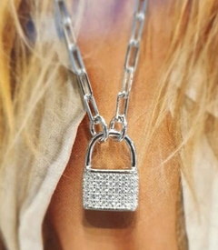 Collar Paris en plata 925 con cubics