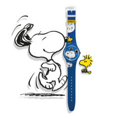 Swatch Watch 41mm - Peanuts - HEE HEE HEE S029Z106