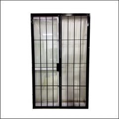 Puerta ventana con reja 1.50 ancho x 2.00 alto