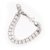 Pulsera D&K con piedras critas transparentes - comprar online