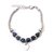 Pulsera D&K con piedras azules engamadas - comprar online