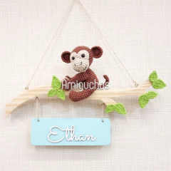 porta maternidade galho macaco