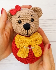 Kit Natalino - Bolas de Natal com Ursinhos Amigurumi na internet